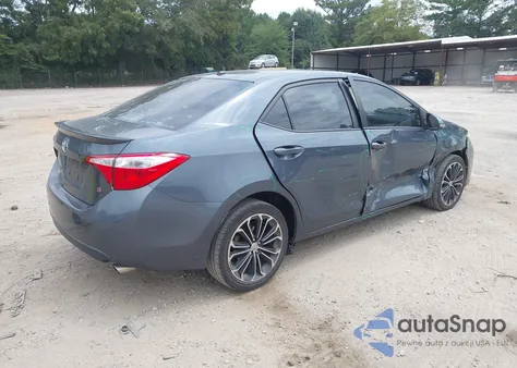 2015 Toyota Corolla S Plus z USA, uszkodzony, nr VIN 2T1BURHE5FC391873